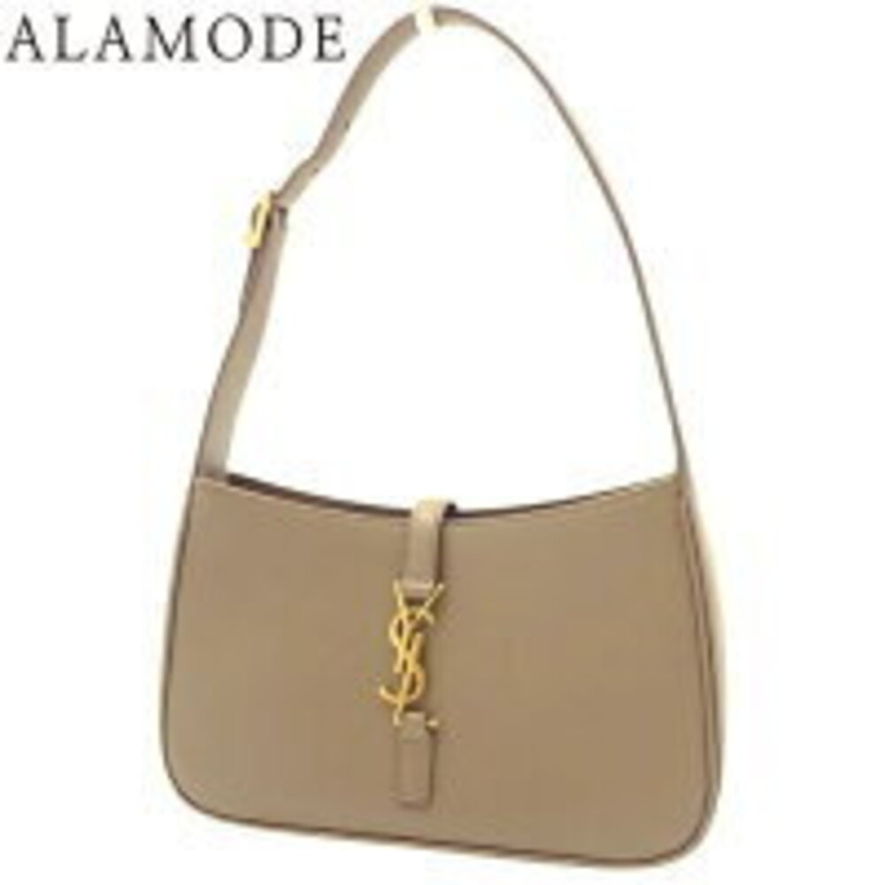 SAINT LAURENT PARIS Le Cassette Shoulder Bag One Calfskin Greige